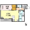 セイル倉敷 1LDKの間取り