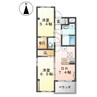 プラッツ・ユーⅤ 2DKの間取り