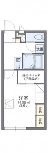 レオパレスサニーコート上東Ｂ 1Kの間取り