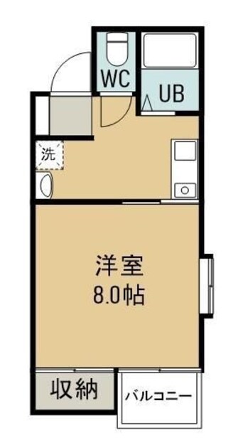 間取図 ヂュエルヤマサキB