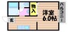 ライム 1Kの間取り