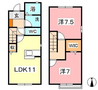 間取図 ローズコート