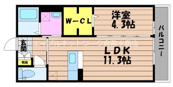 間取図 スカイシティ川入