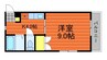 中祥ビル 1Kの間取り