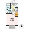 サンシャインパレス　C棟 1Kの間取り