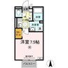 サンシャインパレス　C棟 1Kの間取り