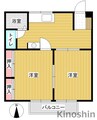 ニューシティＢ 2DKの間取り