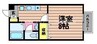 セジュール平松 1Kの間取り