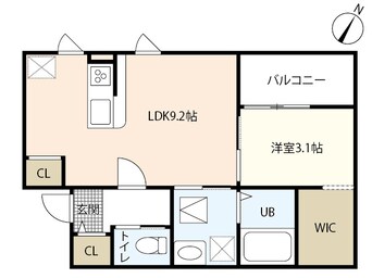 間取図 CUORE大福