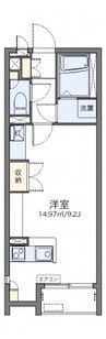 レオネクスト虹 1Rの間取り