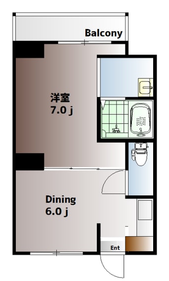 間取図 ヴィラナリー児島2号棟