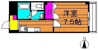 間取り図 ビューハイツ吉備路