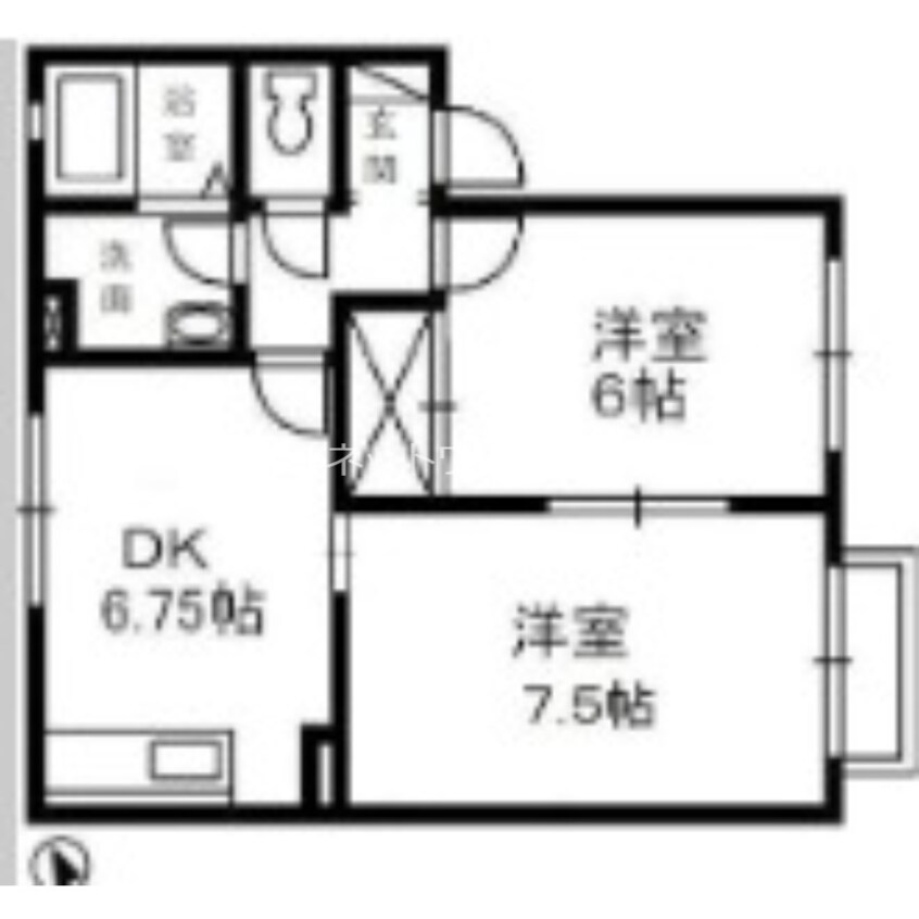 間取図 バンビーノ　E棟