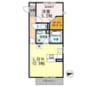 サクラコーポＡ棟 1LDKの間取り