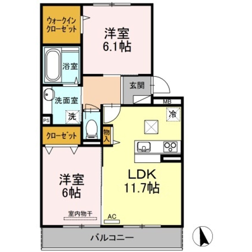 間取図 リヴィエール