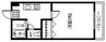 サンハイツたなか 1Kの間取り