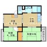 サニークレスト一宮 3DKの間取り