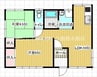 蜂谷一郎住宅　 2LDKの間取り