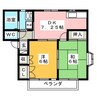 コーポカワサキ　A 2DKの間取り