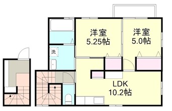 間取図 フォルティス四十瀬Ⅱ
