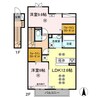 ステラ 2LDKの間取り