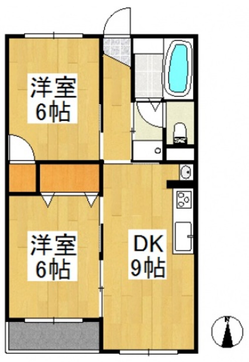 間取図 一本木ハイツ