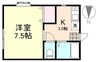 エルエルワン 1Kの間取り