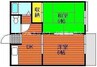 山陽本線（中国）/中庄駅 徒歩13分 2階 築40年 2DKの間取り