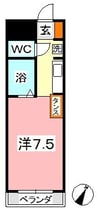 フォーバス　I 1Kの間取り