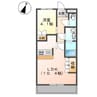 プロニティーMABI　２ 1LDKの間取り
