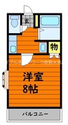 ガーデンヒルズ上東Ⅰ 1Kの間取り