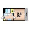 吉備線<桃太郎線>/総社駅 徒歩6分 1階 築29年 1Kの間取り