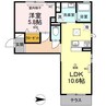 ベイブランシェ浜町 1LDKの間取り