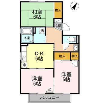 間取図 セジュール　アイ　Ａ棟