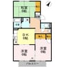 セジュール　アイ　Ａ棟 3DKの間取り