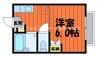 エクセレントハイム95 1Kの間取り