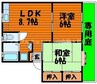 ベルフォーレ　Ｂ棟 2LDKの間取り