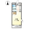 エスポワール倉敷 1Kの間取り