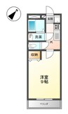 エポックハシマⅠ 1Kの間取り