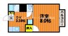 吉備線<桃太郎線>/服部駅 徒歩7分 1階 築32年 1Kの間取り
