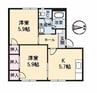レジデンス美和 2Kの間取り