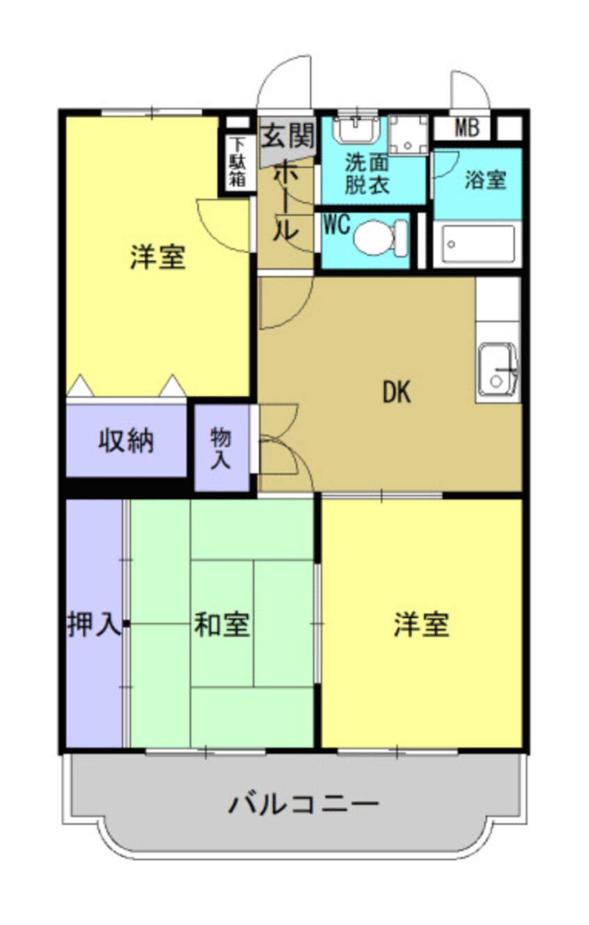 間取図 ラ・メゾン　ジョワイユーズ