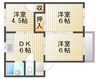 MKマンションA棟 3DKの間取り