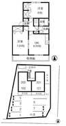 たちばなハイツ 2DKの間取り