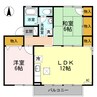 モア･フローレンス　Ｃ棟 2LDKの間取り