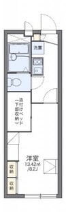 レオパレス天城 1Kの間取り