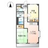 レジデンス　スワニーⅡ 2LDKの間取り