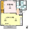 シャトル春水 A棟 1LDKの間取り