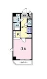 ニューメゾン森安 1Kの間取り