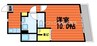 エンゼル33 1Kの間取り